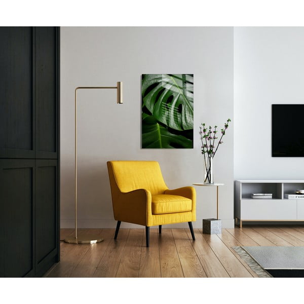 Klaasist maal 70x100 cm Monstera - Wallity-image-2