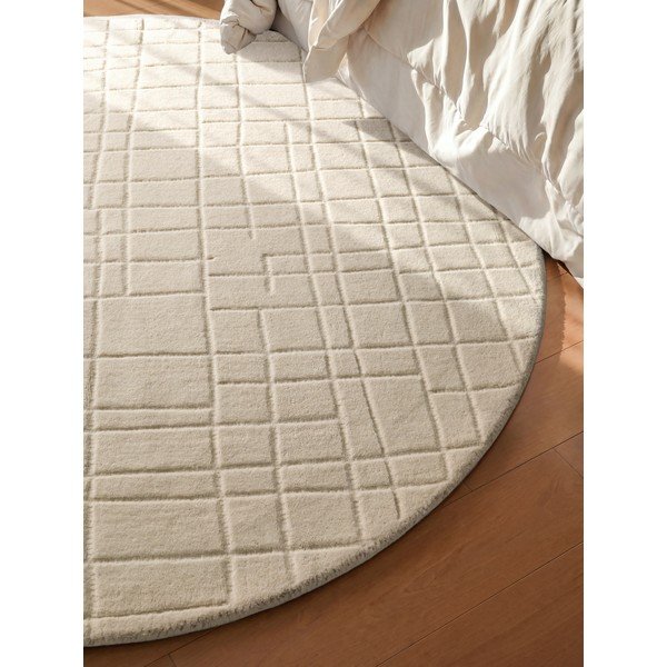 Kreemikas ümmargune villane vaip ø 200 cm Kenso - Villeroy&Boch-image-2