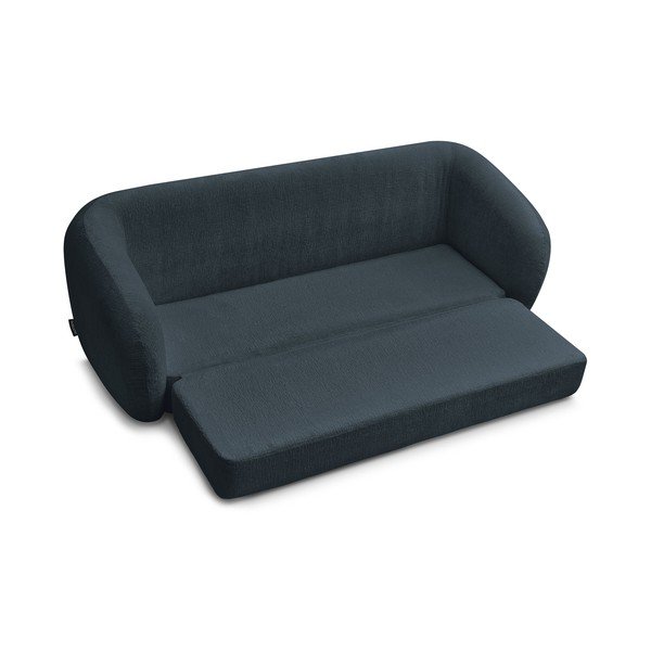 Tumesinine šenilldiivanvoodi 228 cm Neyo - Bobochic Paris-image-4