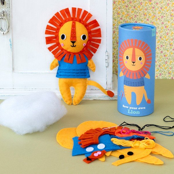 Loominguline komplekt Sew Your Own Lion - Rex London-image-1
