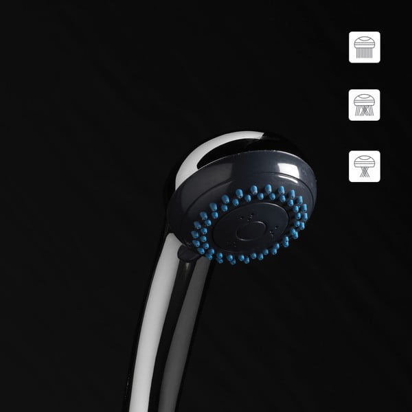 Voolikuga dušiotsik ø 7 cm Hydro - douceur d'intérieur-image-4