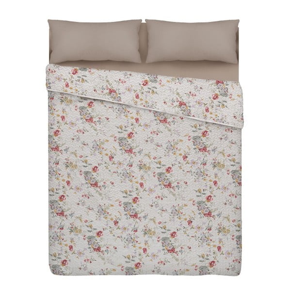 Přehoz přes postel s motivem květin Unimasa Romantic, 235 x 260 cm