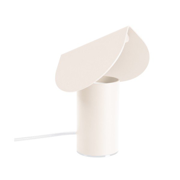 Beež alumiiniumist LED-laualamp (kõrgus 15 cm) BISCUIT - Thoro
