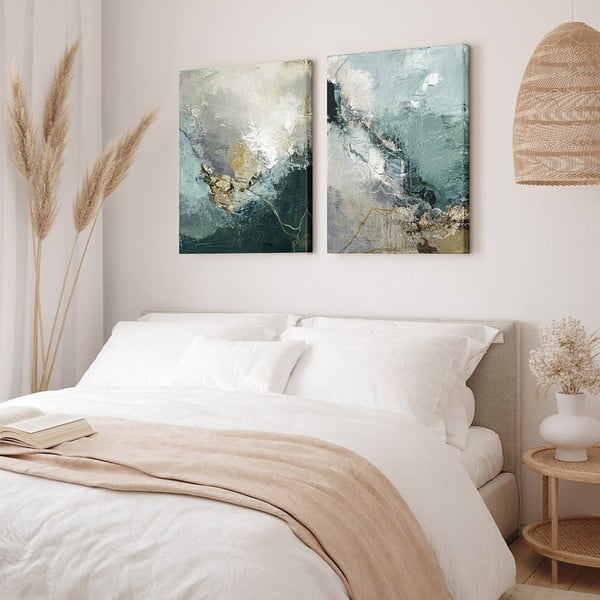 Käsitsi maalitud elementidega maal 60x80 cm Uphill - Malerifabrikken-image-2