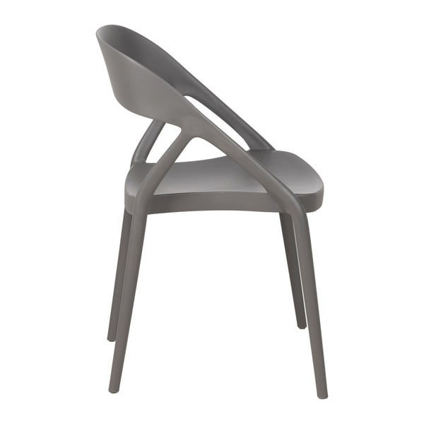 Hallid plastikust söögitoolid 2tk komplektis - Ixia-image-4