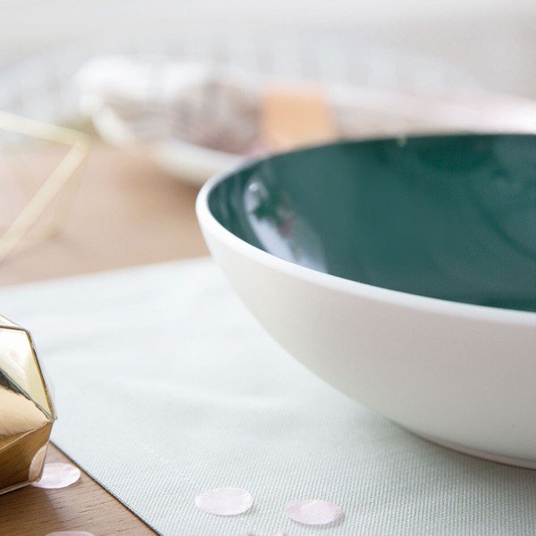 Valge ja roheline portselanist serveerimisnõu Villeroy & Boch Uni, ⌀ 26 cm it's my match - Villeroy&Boch-image-3