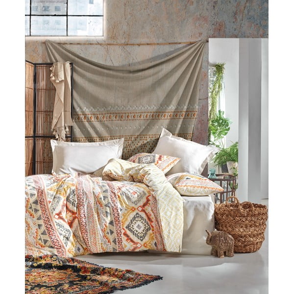 Puuvillane voodipesu koos linaga Cotton Box , 200 x 220 cm Jamila - Mijolnir