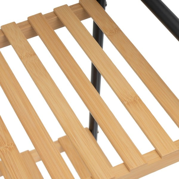 Must-bambusest riiul 30x75 cm - Casa Selección-image-2