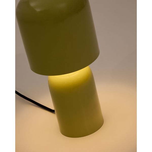 Roheline lauavalgusti metallist varjuga (kõrgus 28 cm) Monze - Kave Home-image-3