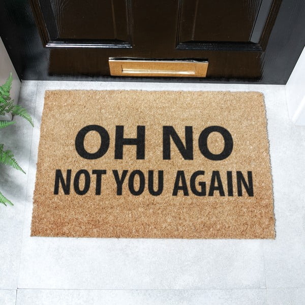 Kookoskiududest matt 40x60cm Not You Again - Artsy Doormats-image-2