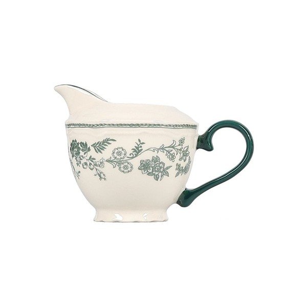 Rohelise/elevandiluust portselanist piimakann 180 ml Cyril - S|P Collection-image-2