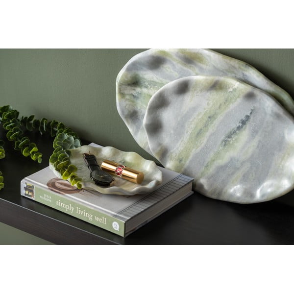 Marmorist dekoratiivne kandik 25x40 cm Waved - PT LIVING-image-1