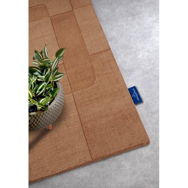 Pruun käsitsi kootud villane koridorivaip 80x250 cm Charlotte - Villeroy&Boch-image-2