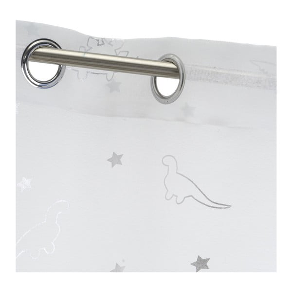 Valge-hõbedane kardin 140x260 cm Dinos - Casa Selección-image-3