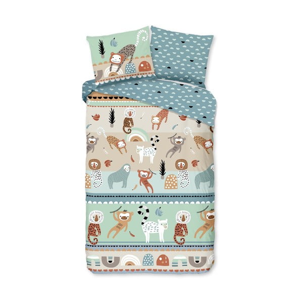 Puuvillane laste pikendatud voodipesu üheinimesevoodile 140x220 cm Play - Good Morning