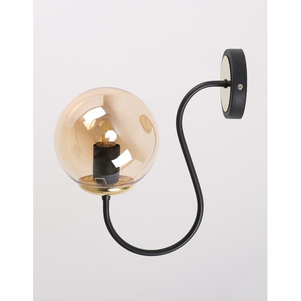 Kollane-must seinalamp ø 15 cm Oslo - Squid Lighting-image-2