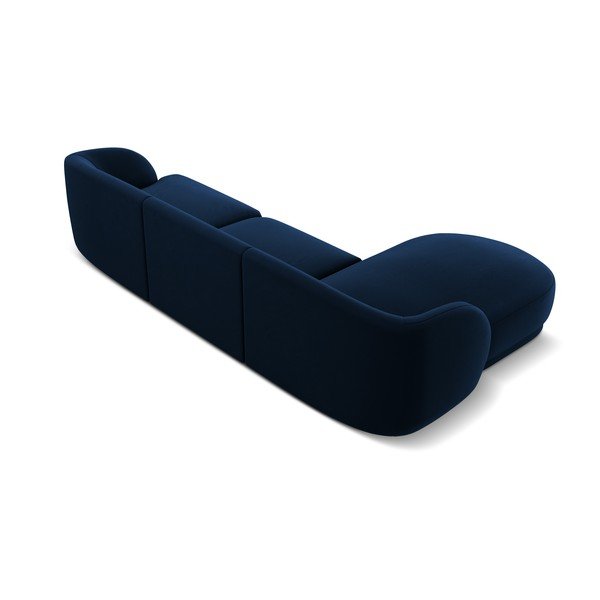 Sinine sametne nurgadiivan (vasakpoolne nurk) Miley - Micadoni Home-image-3