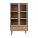 Vitriinkapp tammepuidust 80x145 cm Aston - Actona