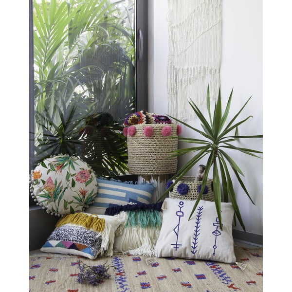 Leinaseguga padi, ø 45 cm Flores Mixtas - Madre Selva-image-1