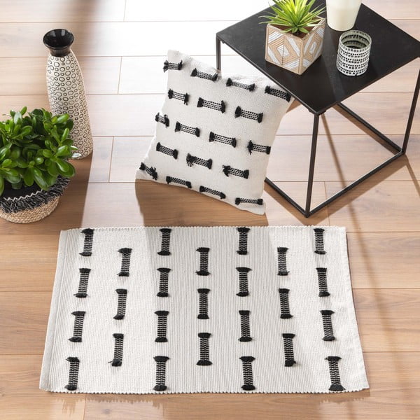 Kreem pestav vaip 50x80 cm Juline - douceur d'intérieur-image-4