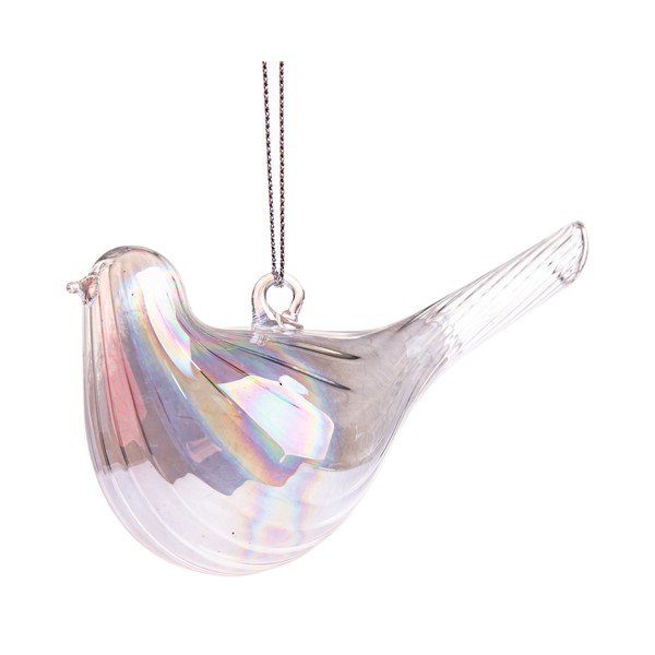 Klaasist jõulukaunistus 6 cm Bird – Dakls