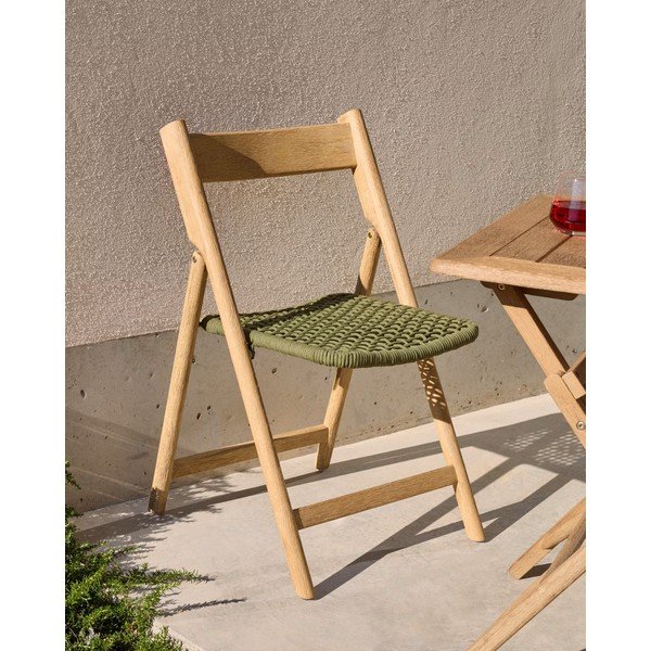 Roheline-puiduvärvi puidust aiatool Dandara - Kave Home-image-1