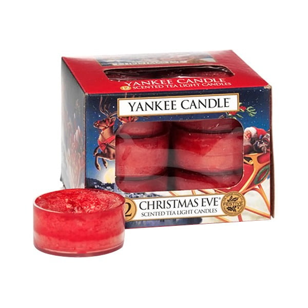 12 jõuluõhtu lõhnaküünla komplekt, põlemisaeg 4 tundi Christmas Eve - Yankee Candle