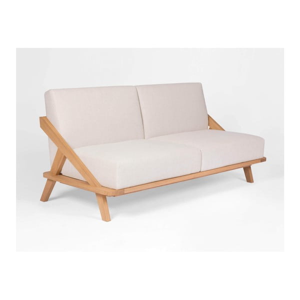 Sofa s konstrukcí z dubového dřeva Ellenberger design Nordic Space