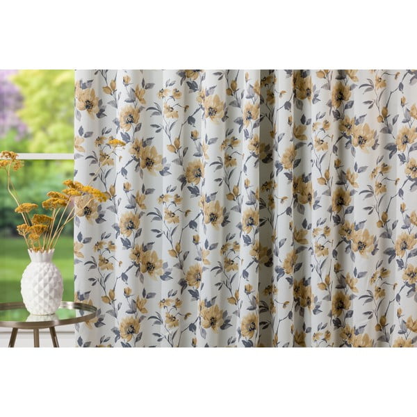 Kreem-kollane kardin 210x245 cm Cefalu - Mendola Fabrics-image-3