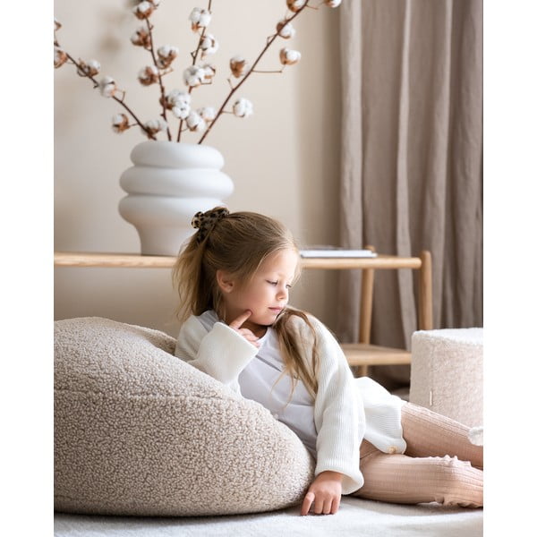 Helepruun laste bukleekangast kott-tool Round - Wigiwama-image-4