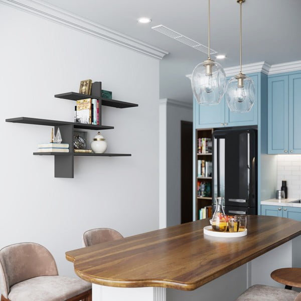 Antratsiitne põrandariiul 123 cm Leo - Kalune Design-image-1