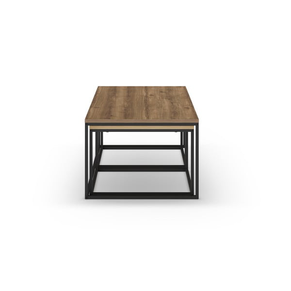 Puiduvärvi diivanilaudade komplekt, 3 tk 60x110 cm Camelia - Marckeric-image-3