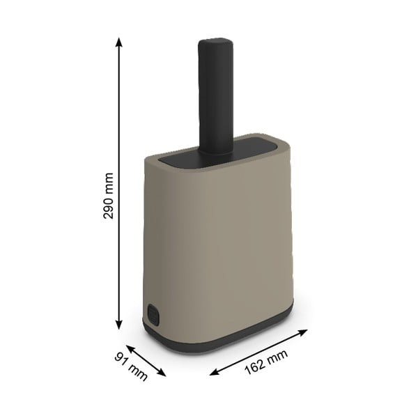 Beež liivakasti kühvel koos hoidikuga 9x16 cm Biala – Rotho-image-2