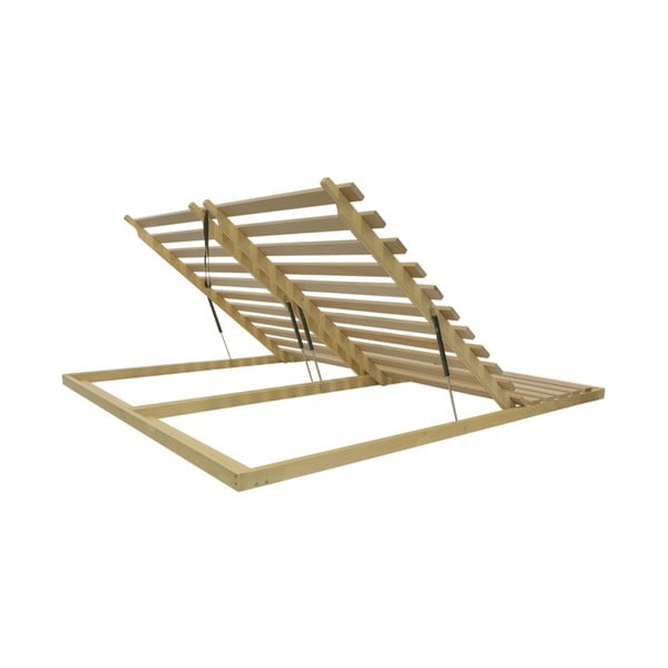 Kokkupandav/kallutatav liistudest voodipõhi 140x200 cm Masiv Partner Lux - Materasso