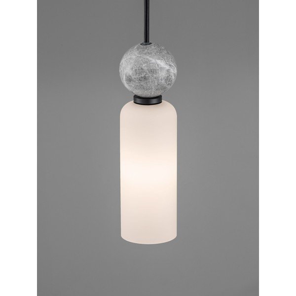 Matt must kivist ripplamp klaasist varjuga, ø 6 cm Filomena - Nova Luce-image-2