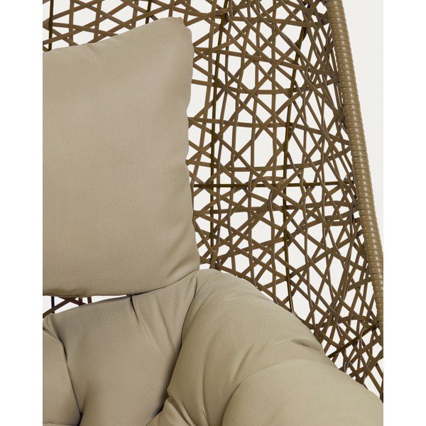 Beež tehisrotangist rippuv aiatool Florina - Kave Home-image-3