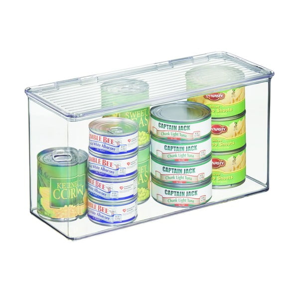 Läbipaistev kaanega hoiukarp , 14,5 x 34 cm Binz - iDesign-image-4