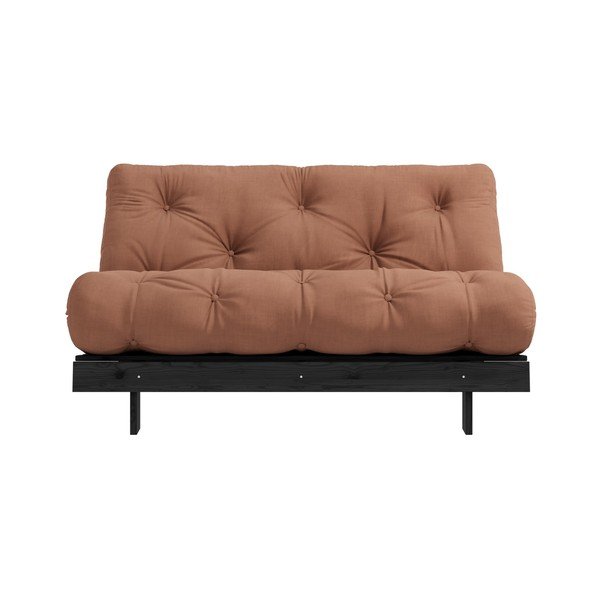 Oranžikas-pruun diivanvoodi 140 cm Roots - Karup Design-image-3