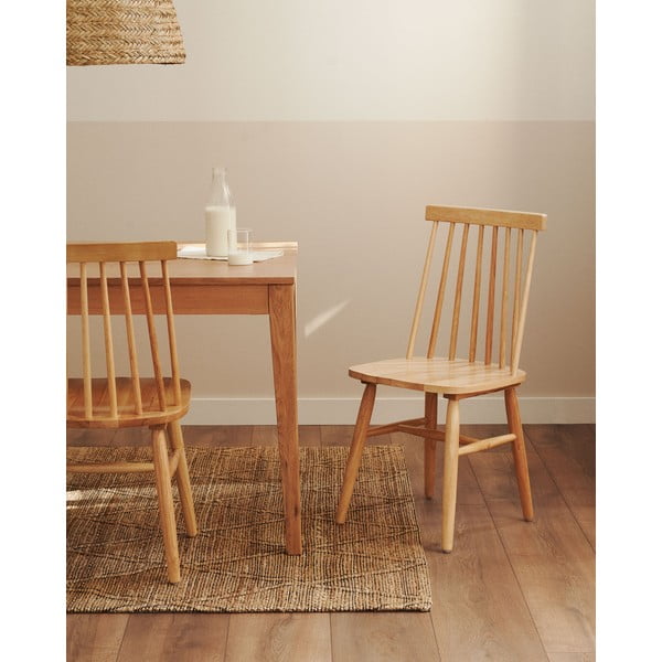 Sada 2 hnědých židlí La Forma Kristie-image-1