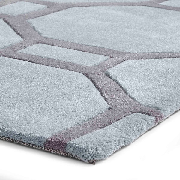 Sinihall vaip Plaat, 120 x 170 cm Hong Kong - Think Rugs-image-1