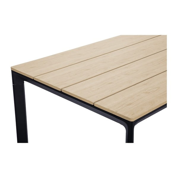 Komplekt 4 musta söögitooli Kai ja puidu värvi laud Thor - Bonami Essentials-image-4