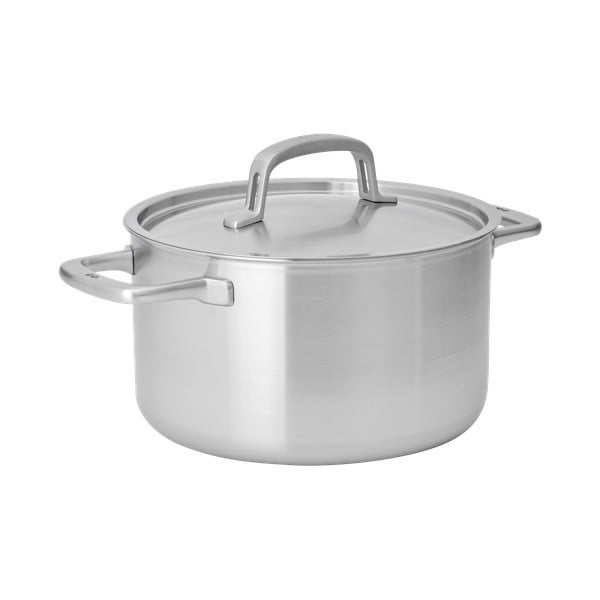 Roostevabast terasest kastrul induktsioonpliidile koos kaanega 5,5 l Lucca 3.0 - FABINI