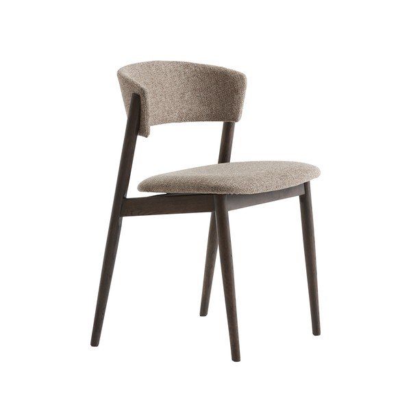 Beežid/tumepruunid metallist söögitoolid 2tk komplektis Revere - Unique Furniture
