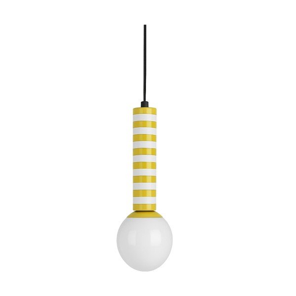 Kollane metallist ripplamp ø 12 cm Rayado Retro - Leitmotiv