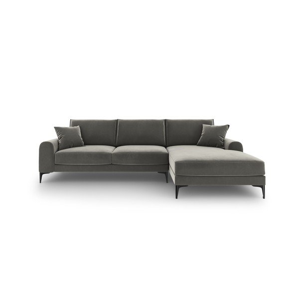 Helehall sametne nurgadiivan , paremas nurgas Madara - Mazzini Sofas-image-2