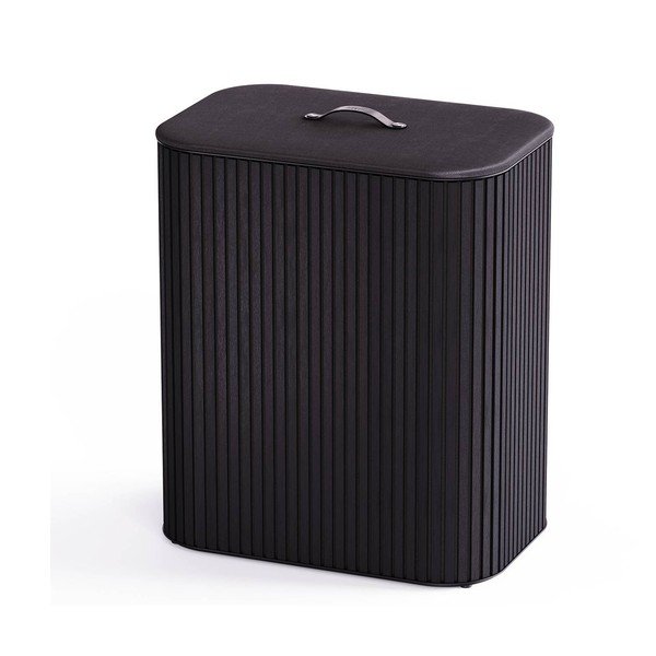 Must bambusest pesukorv 2x45 l Tota Luxe - Joseph Joseph-image-3