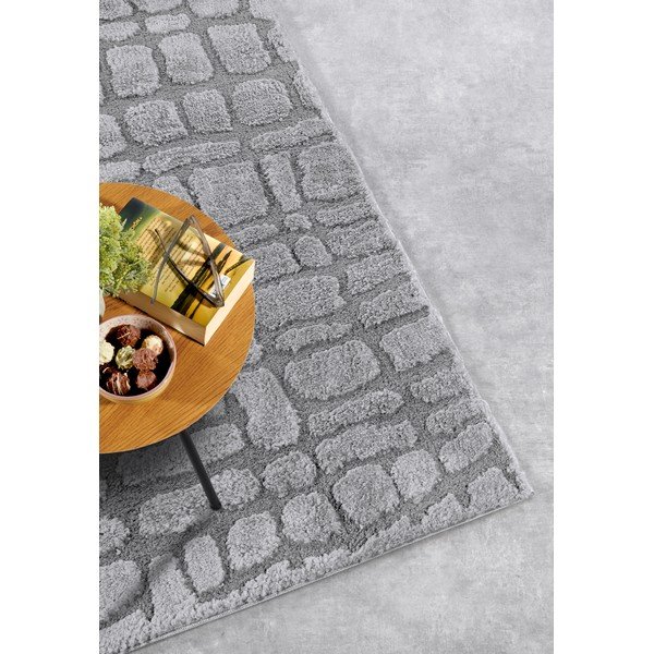 Hall vaip 160x235 cm Artistique Light Grey - Elle Decoration-image-2
