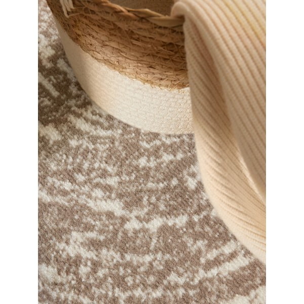 Beež-kreem ümmargune vaip ø 160 cm Gloria Cavallo - Hanse Home-image-4