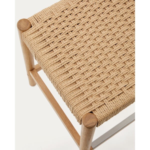 Tammepuust baaritoolid 2 tk (istme kõrgus 66 cm) Yalia - Kave Home-image-4