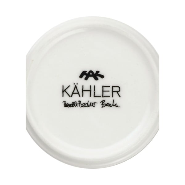 Kuldne portselanist küünlajalg, kõrgus 19 cm Nobili - Kähler Design-image-4